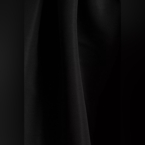 Sachin & Babi Sloane Taffeta Double-Bow Pleated Midi Dress Black Size 6 - Picture 4 of 13